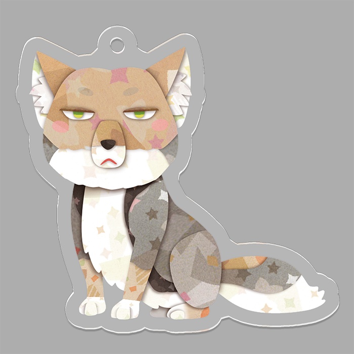 チベットスナギツネ アクリルキーホルダー