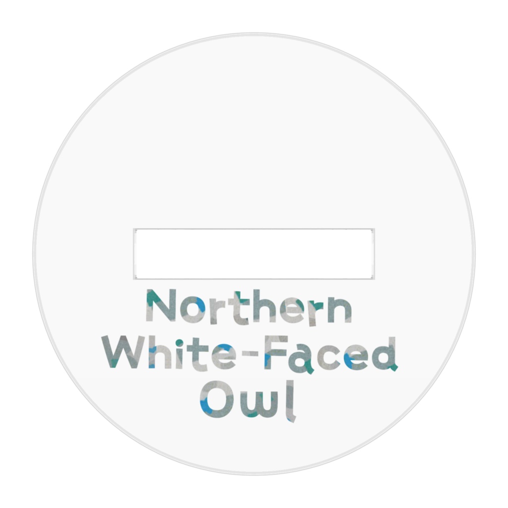 アフリカオオコノハズク アクリルフィギュア1