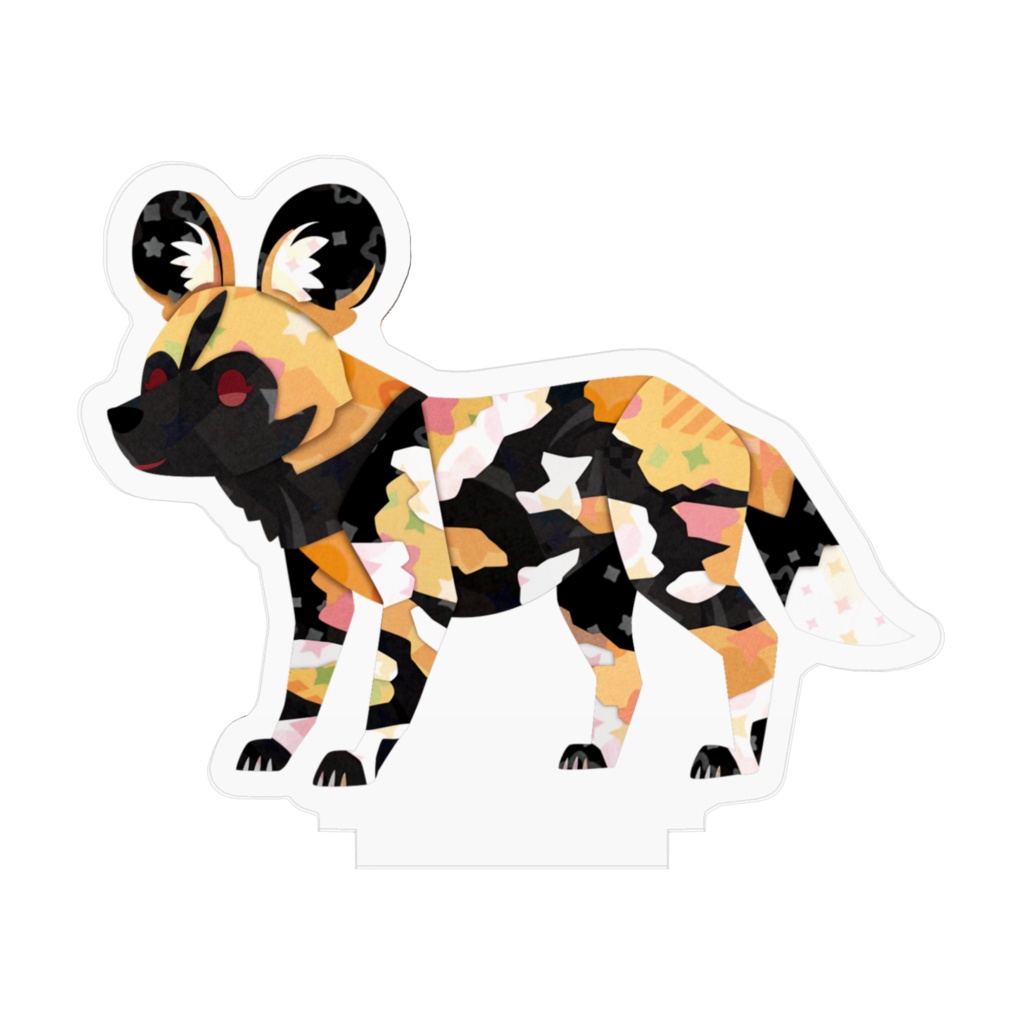 リカオン アクリルフィギュア