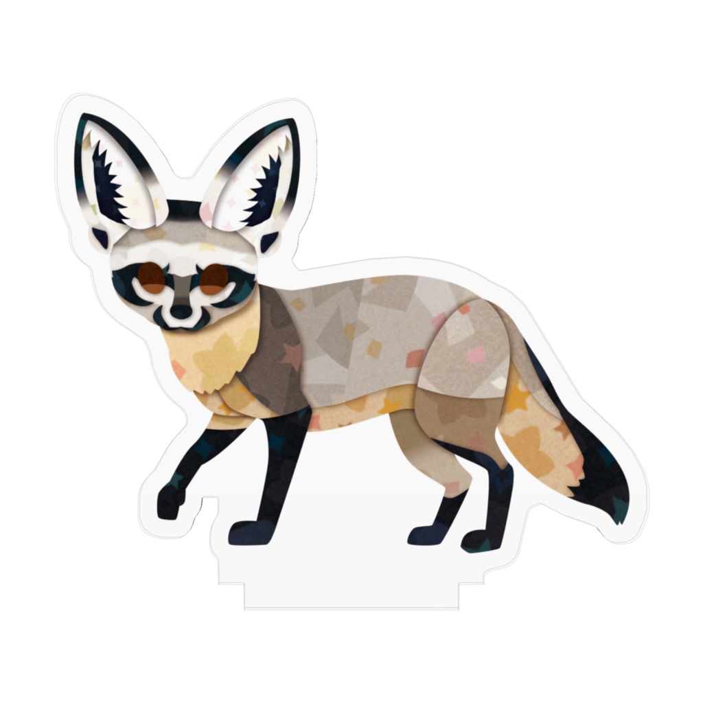 オオミミギツネ アクリルフィギュア