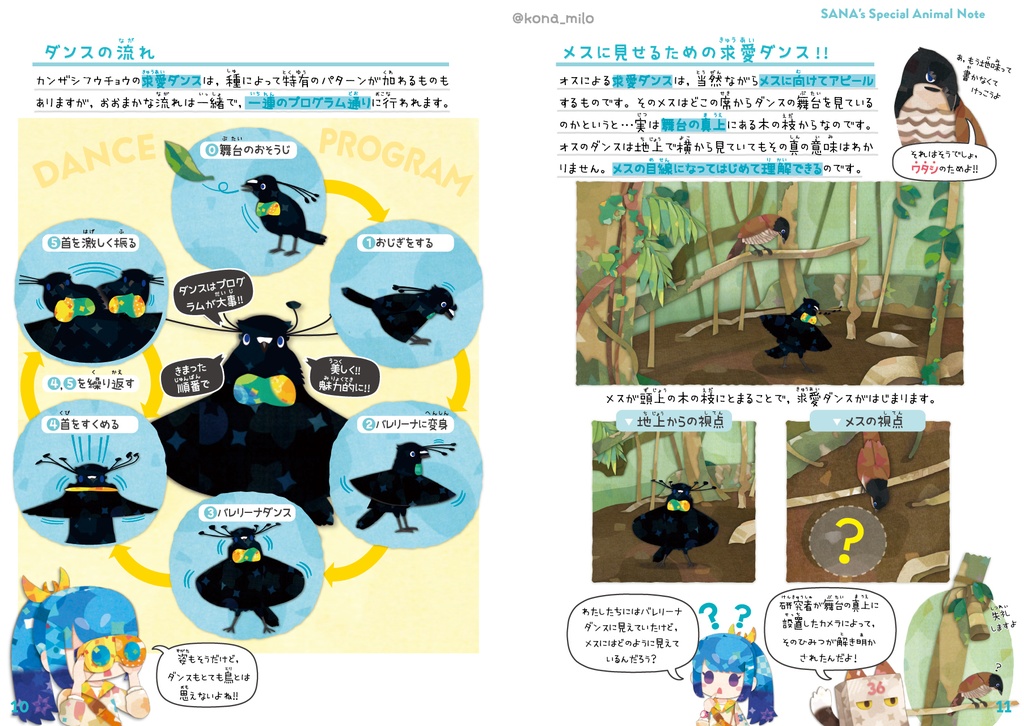 カンザシフウチョウ & 極楽鳥【改訂版】〈サナのいきものひみつノート〉