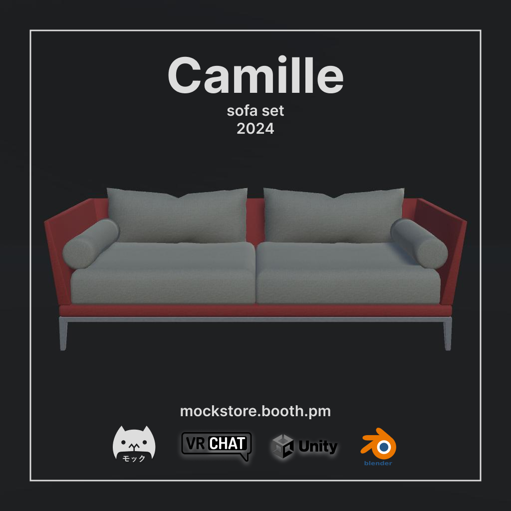 mock camille sofa set