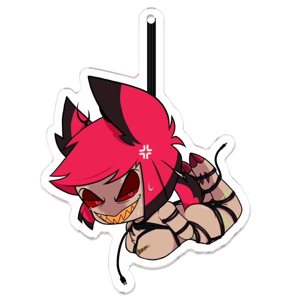 アラスター緊縛吊るされアクキー🦌