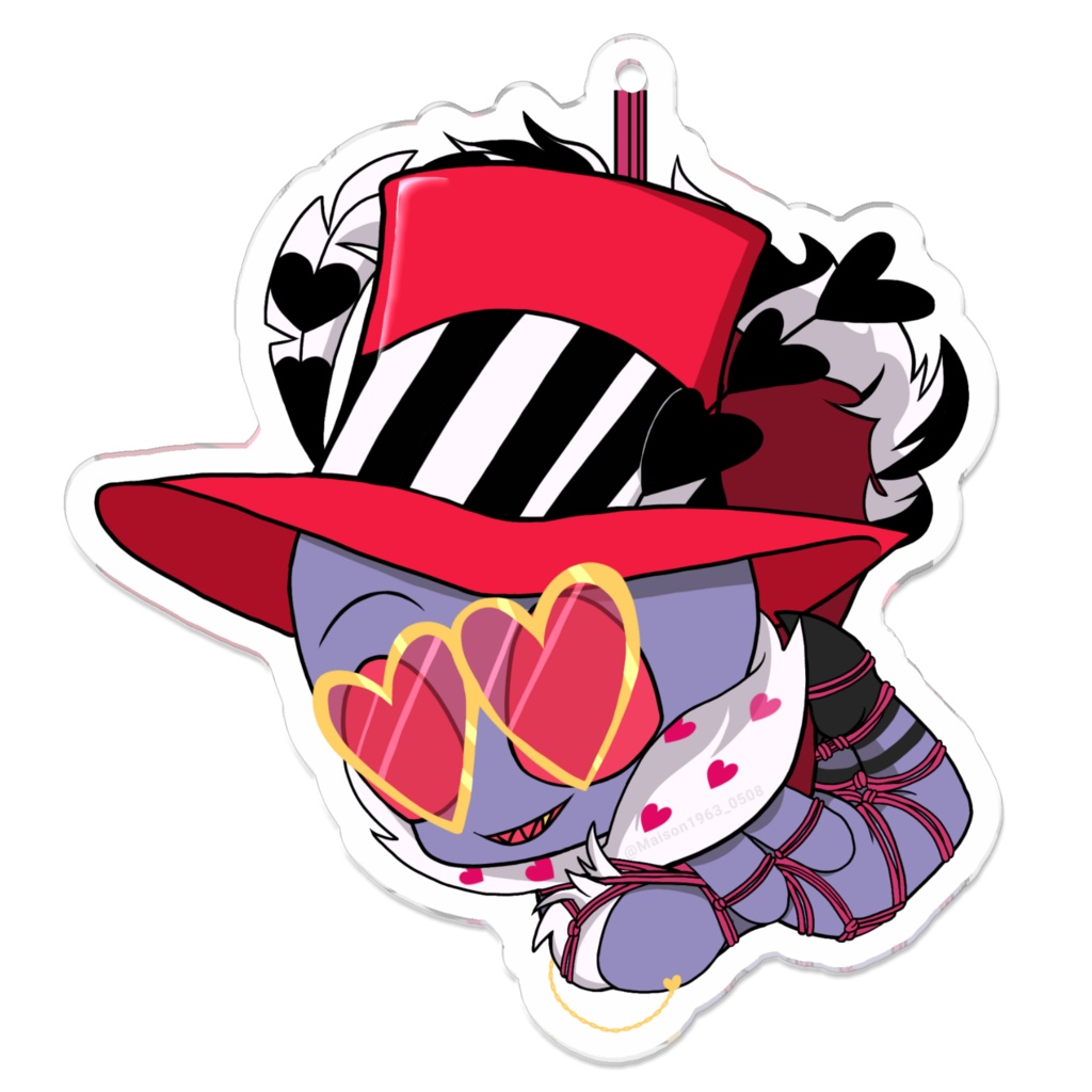 ヴァレンティノ緊縛吊るされアクキー🦋