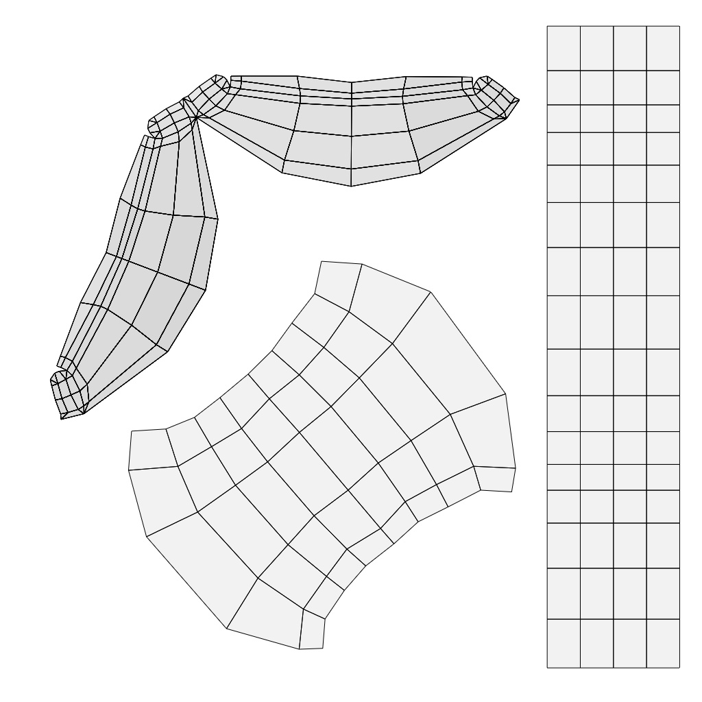 上寿司モデル ~龍-ryu- ~ Blender/FBX