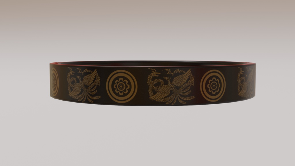 上寿司モデル ~龍-ryu- ~ Blender/FBX