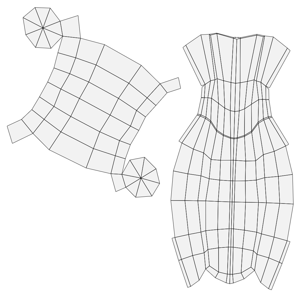 上寿司モデル ~龍-ryu- ~ Blender/FBX