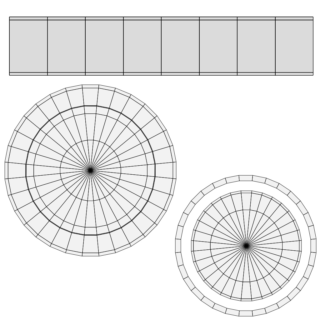 上寿司モデル ~龍-ryu- ~ Blender/FBX