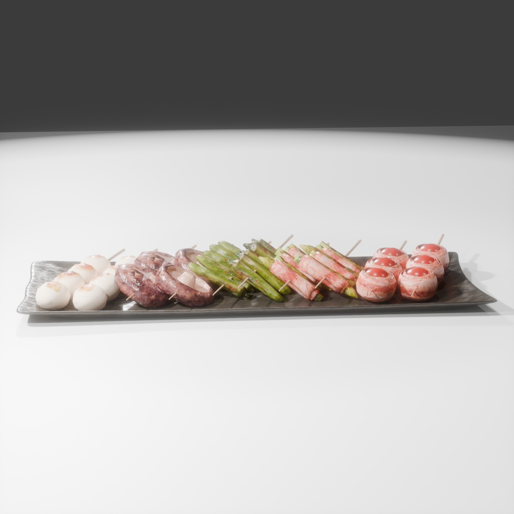 焼鳥の盛り合わせ(5種類)サイドメニュー~Yakitori assortment (5 types)side dishes~Blender/FBX