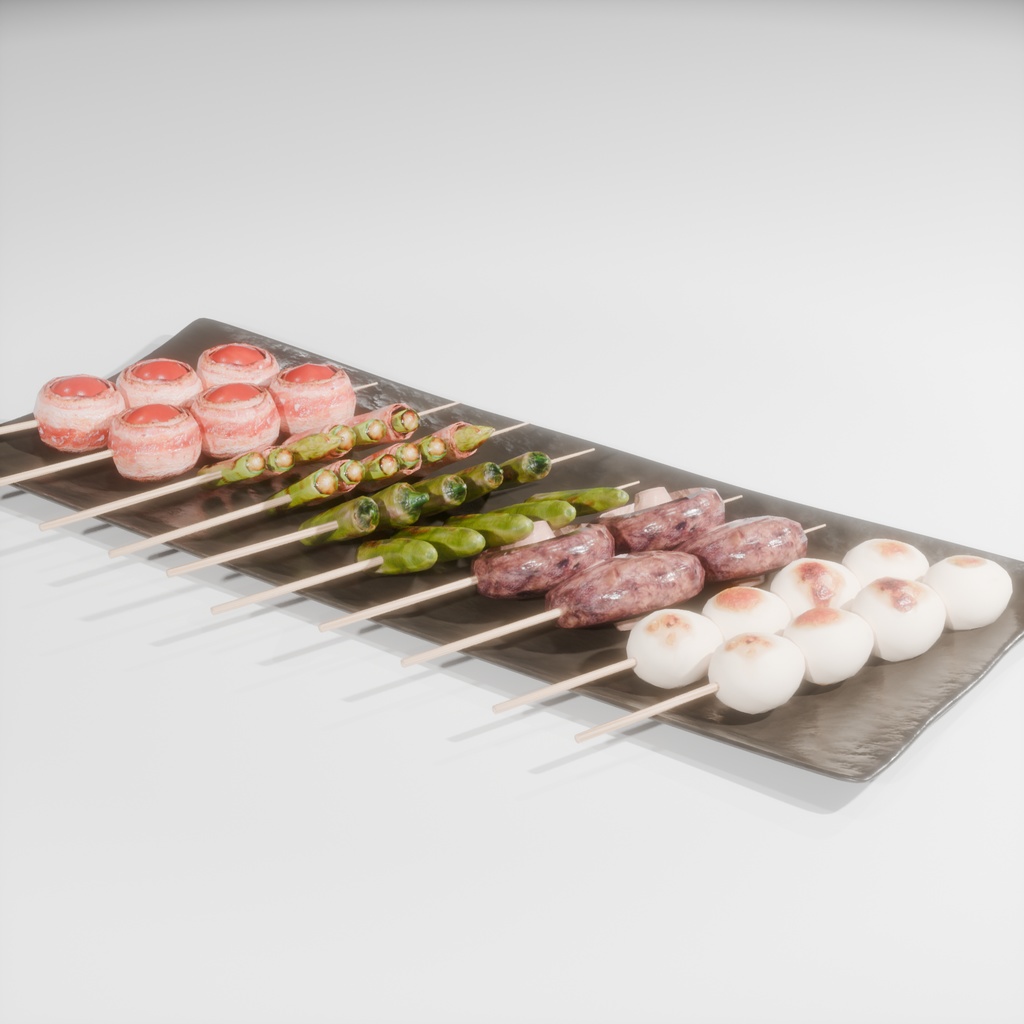 焼鳥の盛り合わせ(5種類)サイドメニュー~Yakitori assortment (5 types)side dishes~Blender/FBX