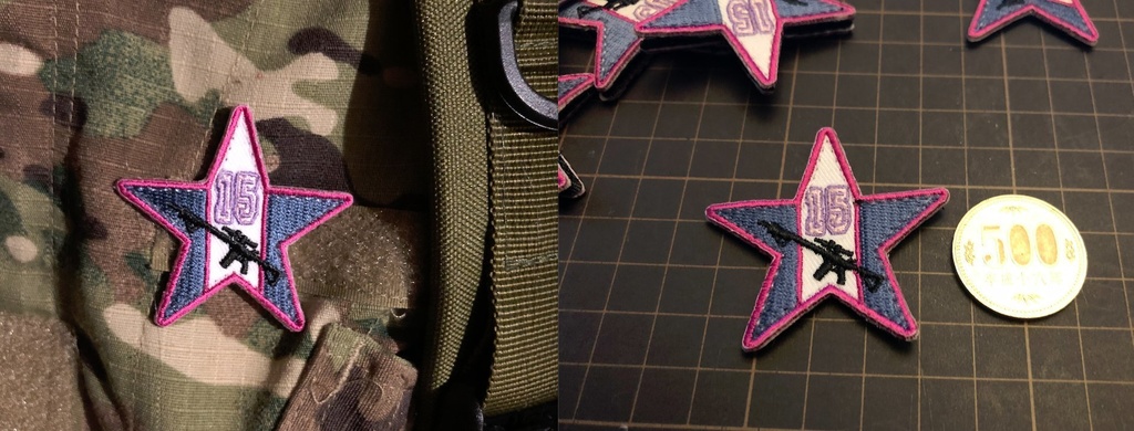 AR-15パッチ(ワッペン)