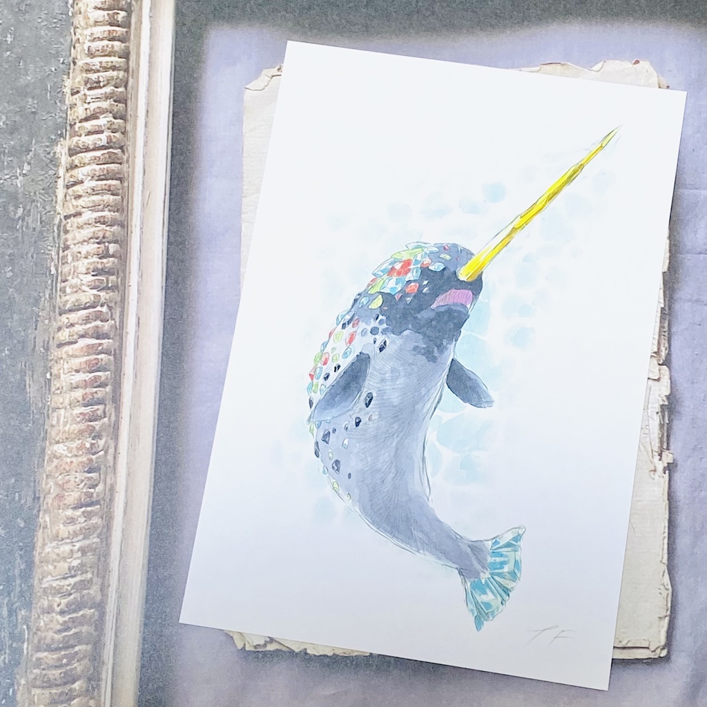 ポストカード【イッカク × 鉱物】