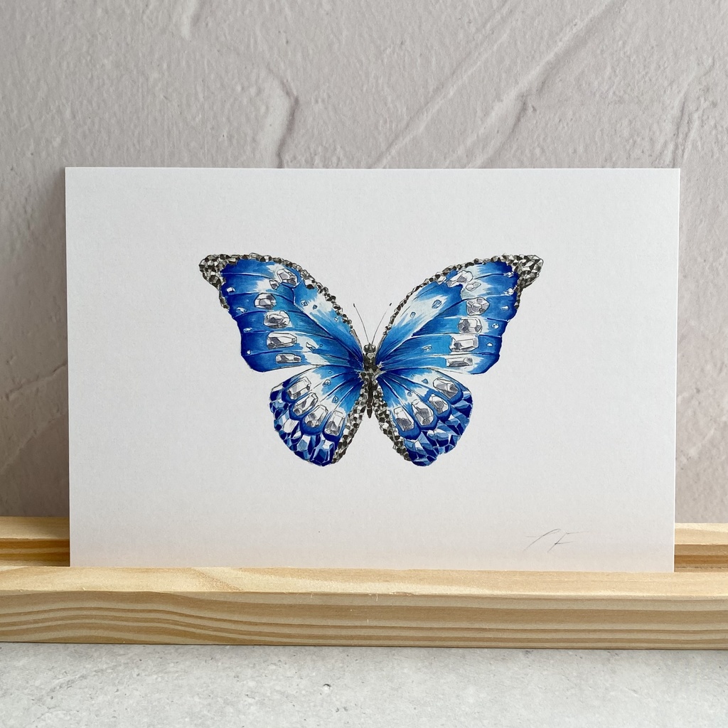 ポストカード【ヘレナモルフォ × 鉱物】