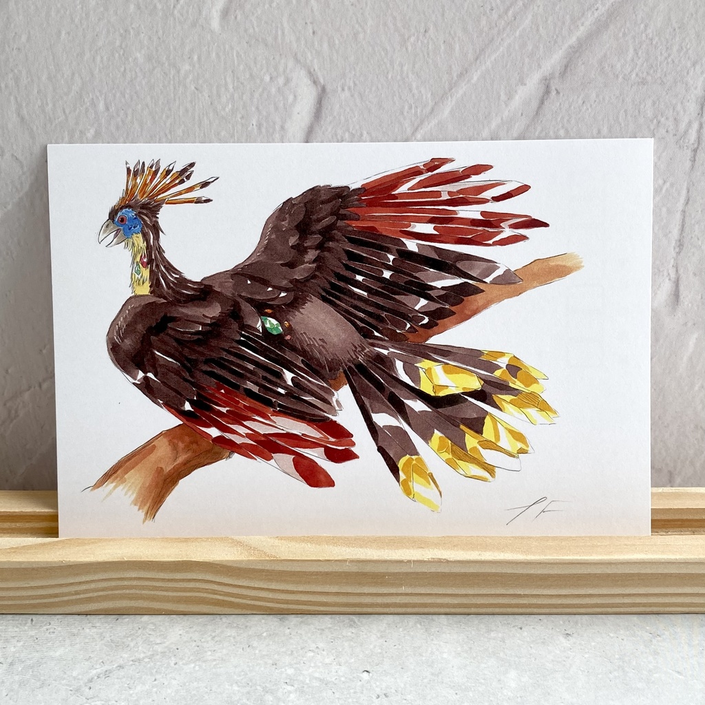 ポストカード【ツメバケイ × 鉱物】