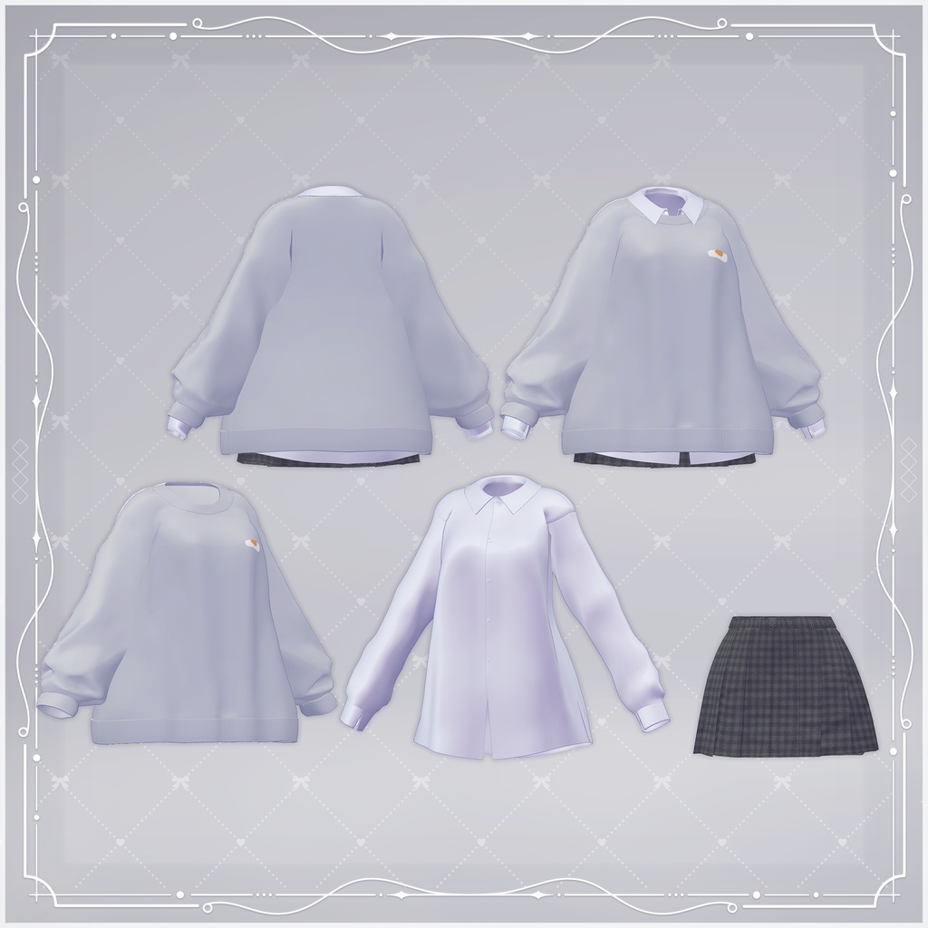 ゆるだぼ【10アバター対応】