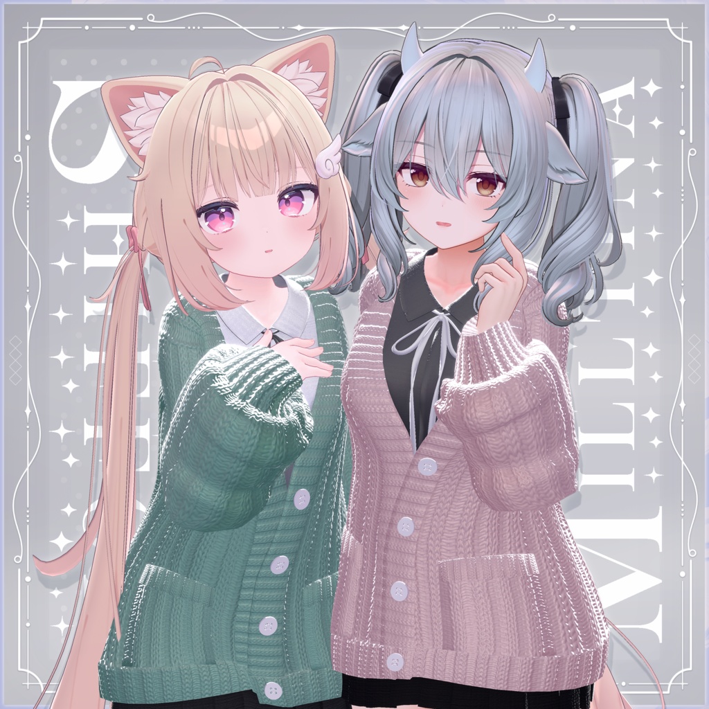 【VRchat】Cottony【8アバター対応】