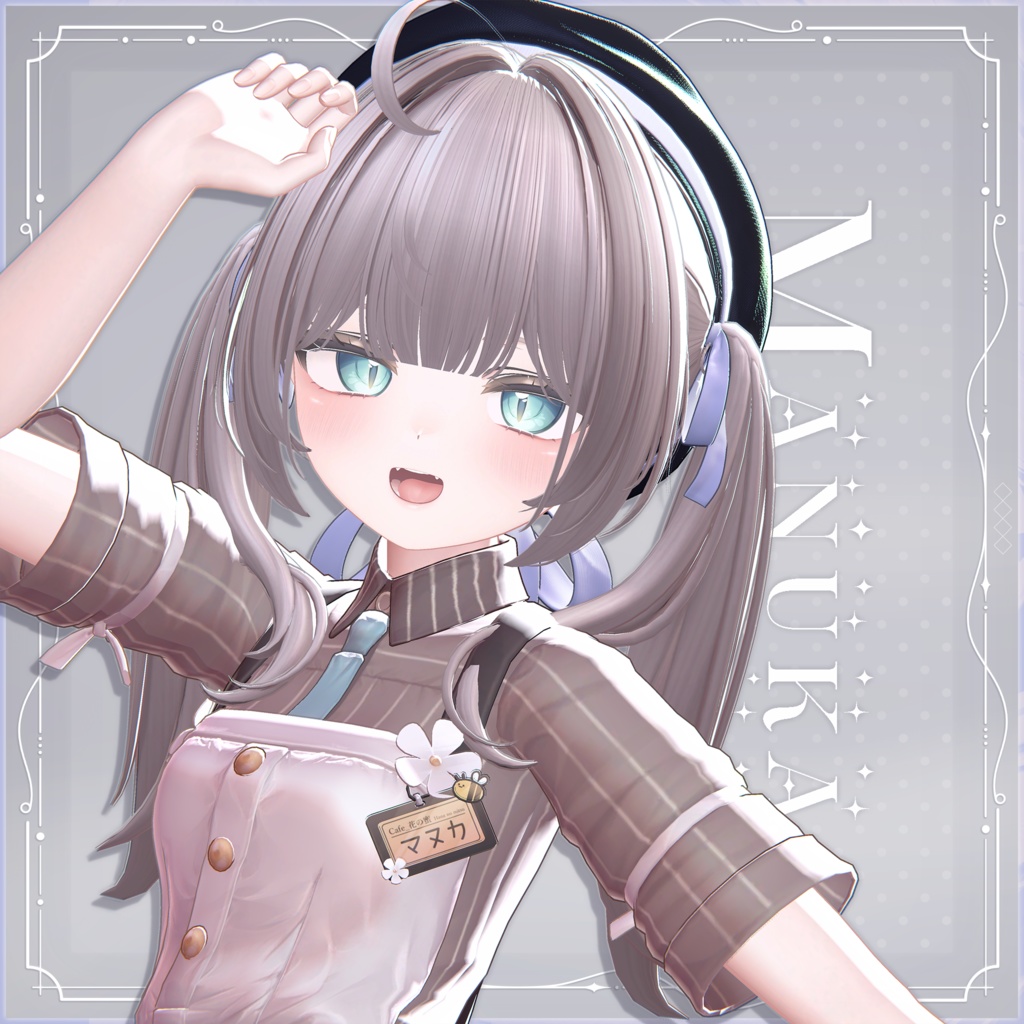 【VRchat】Noir Ribbon twin 【8アバター対応】