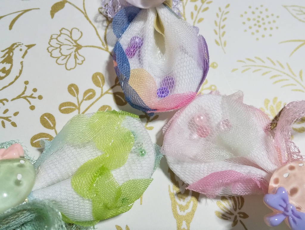 【パピぬい用】ゆめかわエプロンドレス〈パープル〉