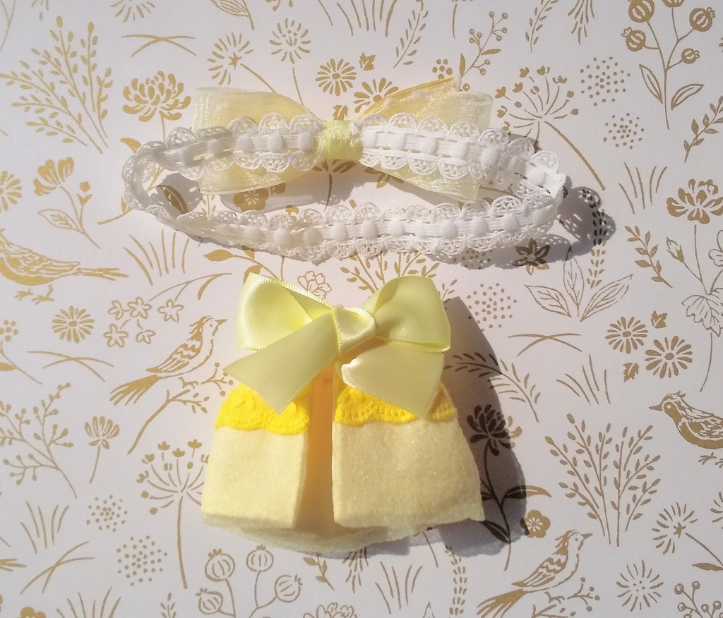 【ぱぴ用】おひさま色のおひめさまエプロンドレス