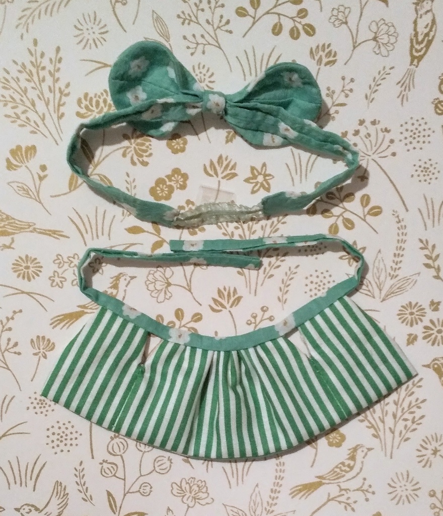 【ぱぴ用】白いお花のおひめさまエプロンドレス