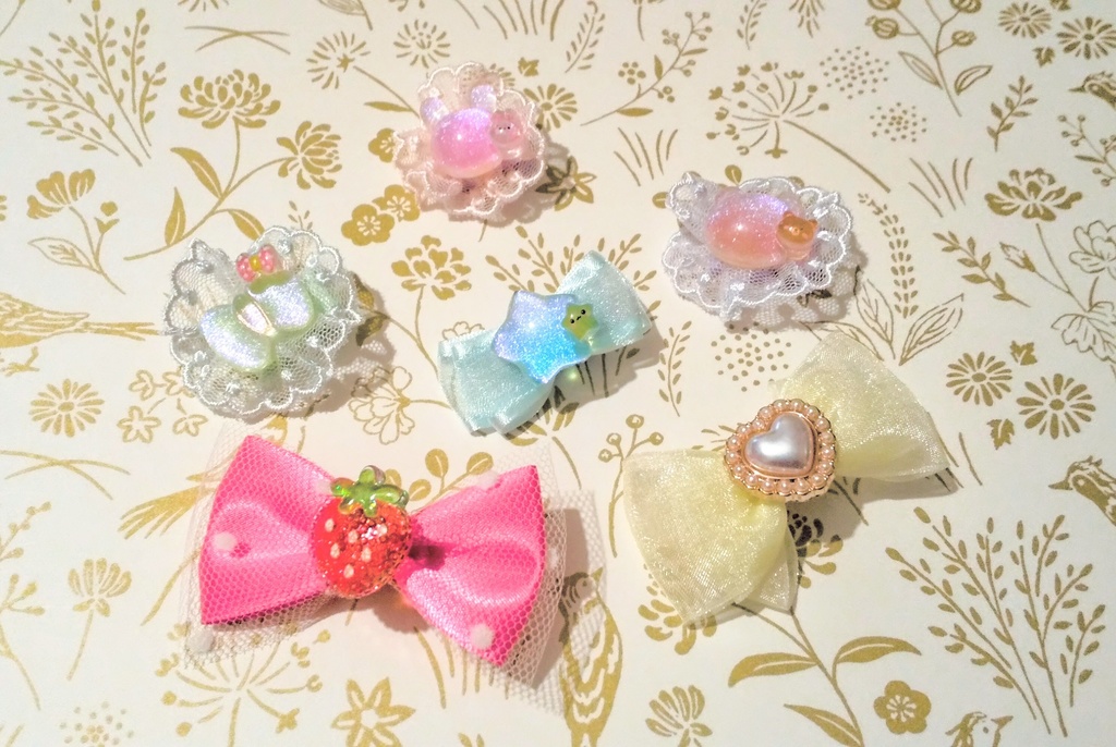 【おたのしみ】ぬいちゃんヘアクリップがちゃ