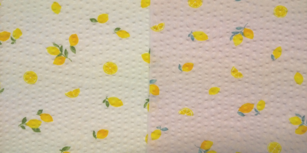 【ぱぴ用】ちいさな檸檬の白色浴衣セット
