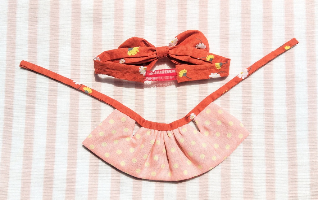 【パピ用】夕焼けのはらのエプロンドレス