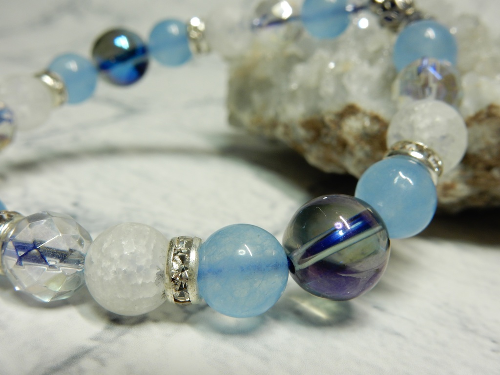 【ホロライブ非公式】推しメンブレスレット~雪花ラミィ~