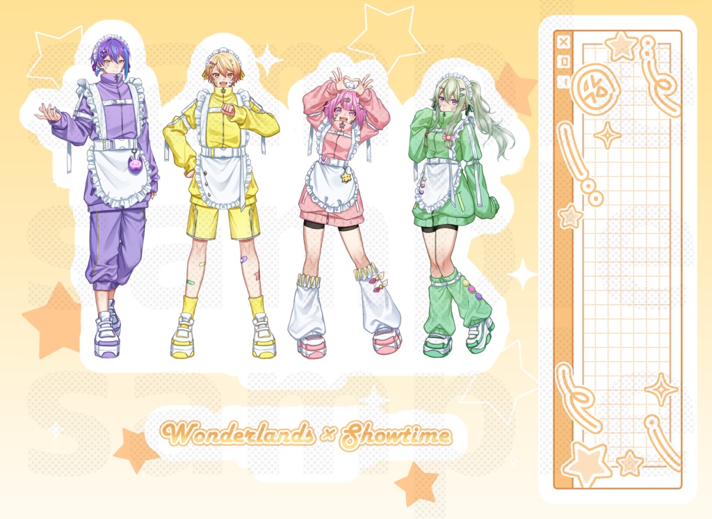 ワンダショ アクリルジオラマ