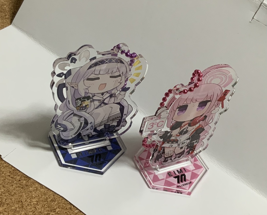 特異現象捜査部アクリルキーホルダーセット(台座付き)