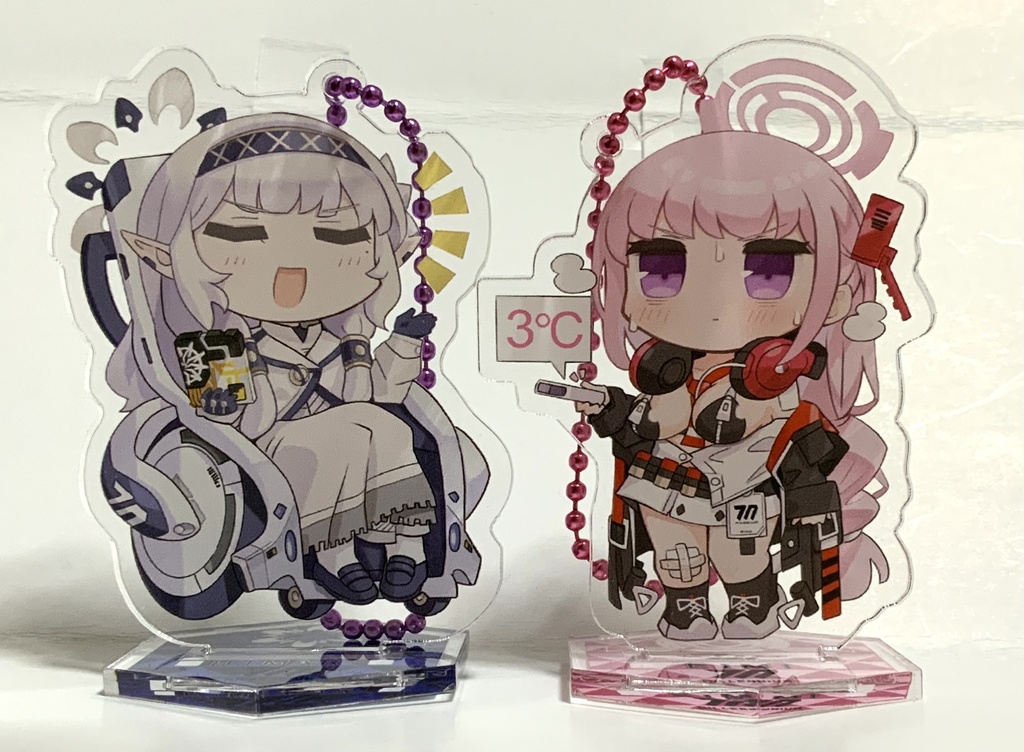 特異現象捜査部アクリルキーホルダーセット(台座付き)