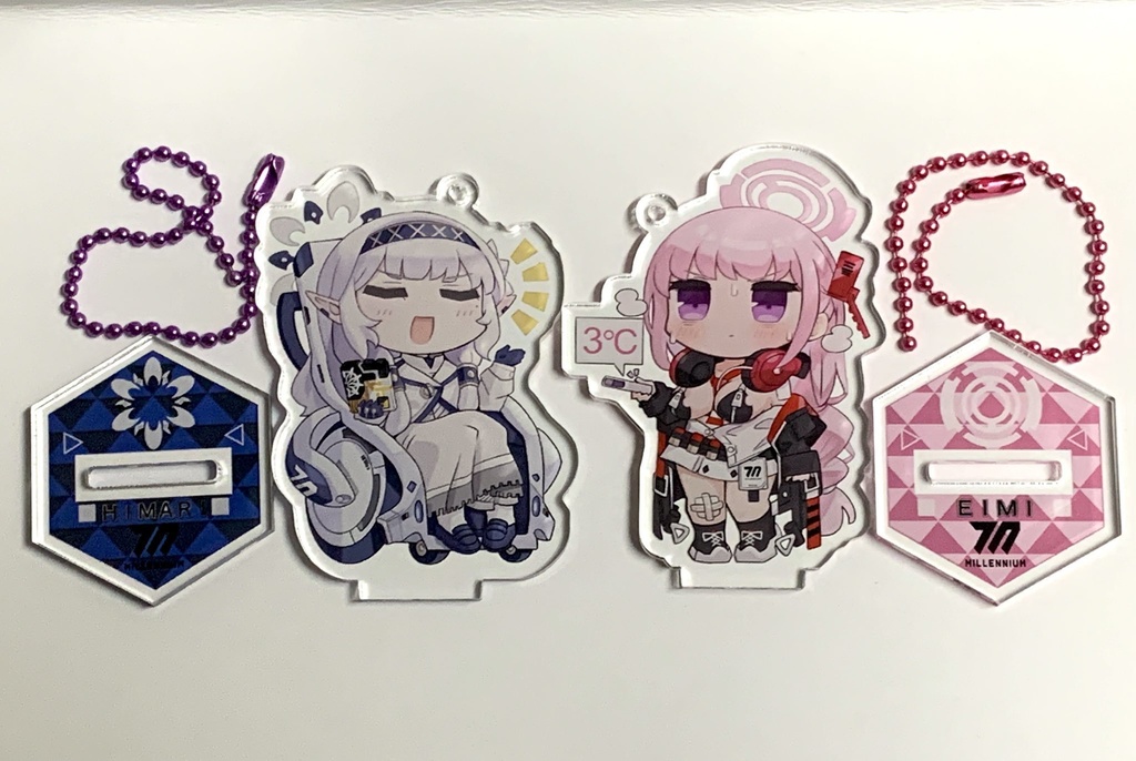 特異現象捜査部アクリルキーホルダーセット(台座付き)