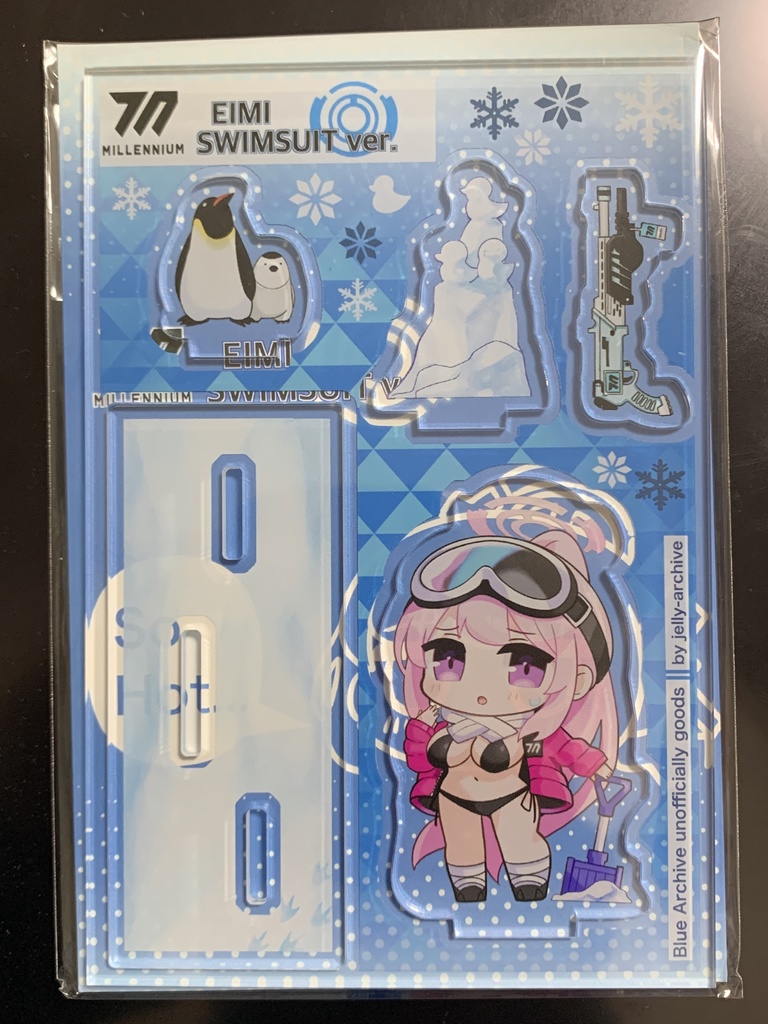 水着エイミアクリルジオラマ+特典両面ポストカードセット