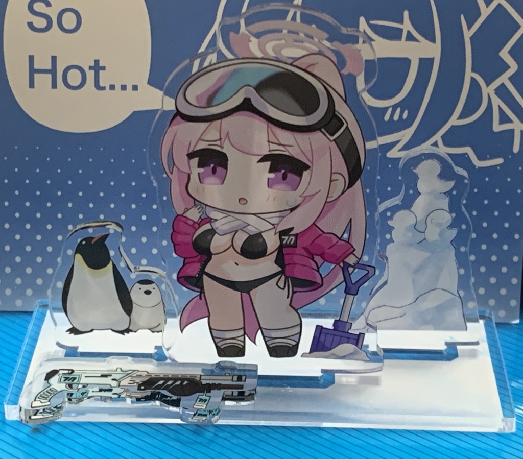 水着エイミアクリルジオラマ+特典両面ポストカードセット