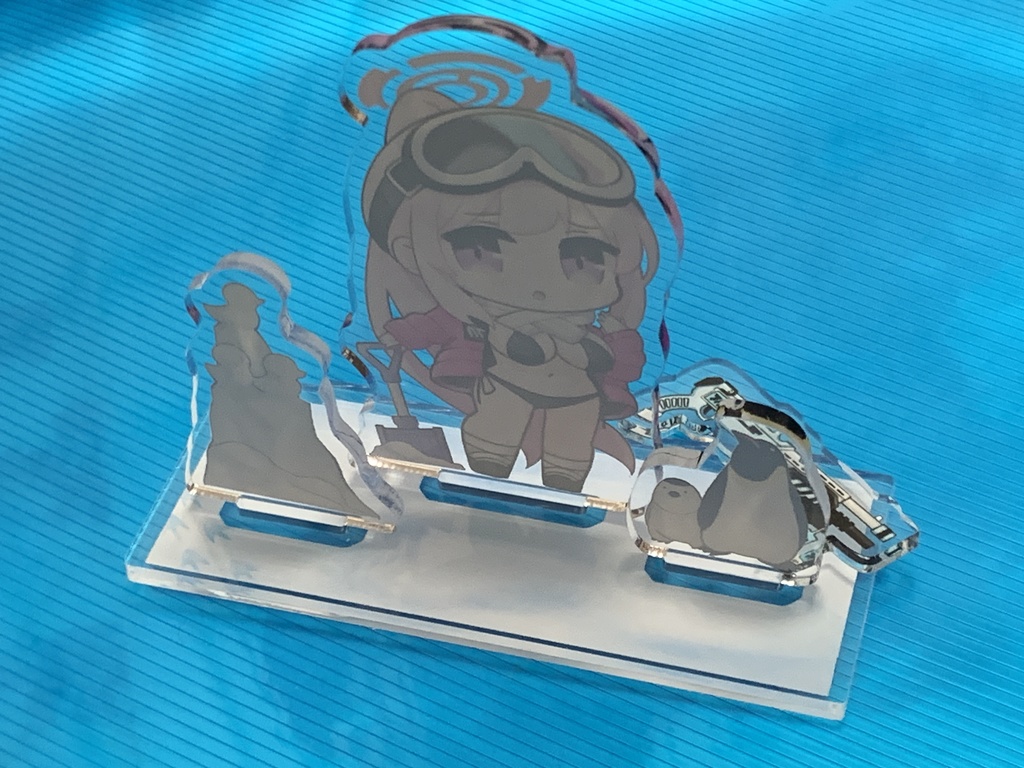 水着エイミアクリルジオラマ+特典両面ポストカードセット