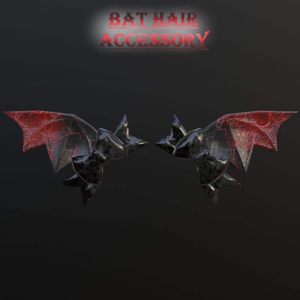 Bat Hair Accessory