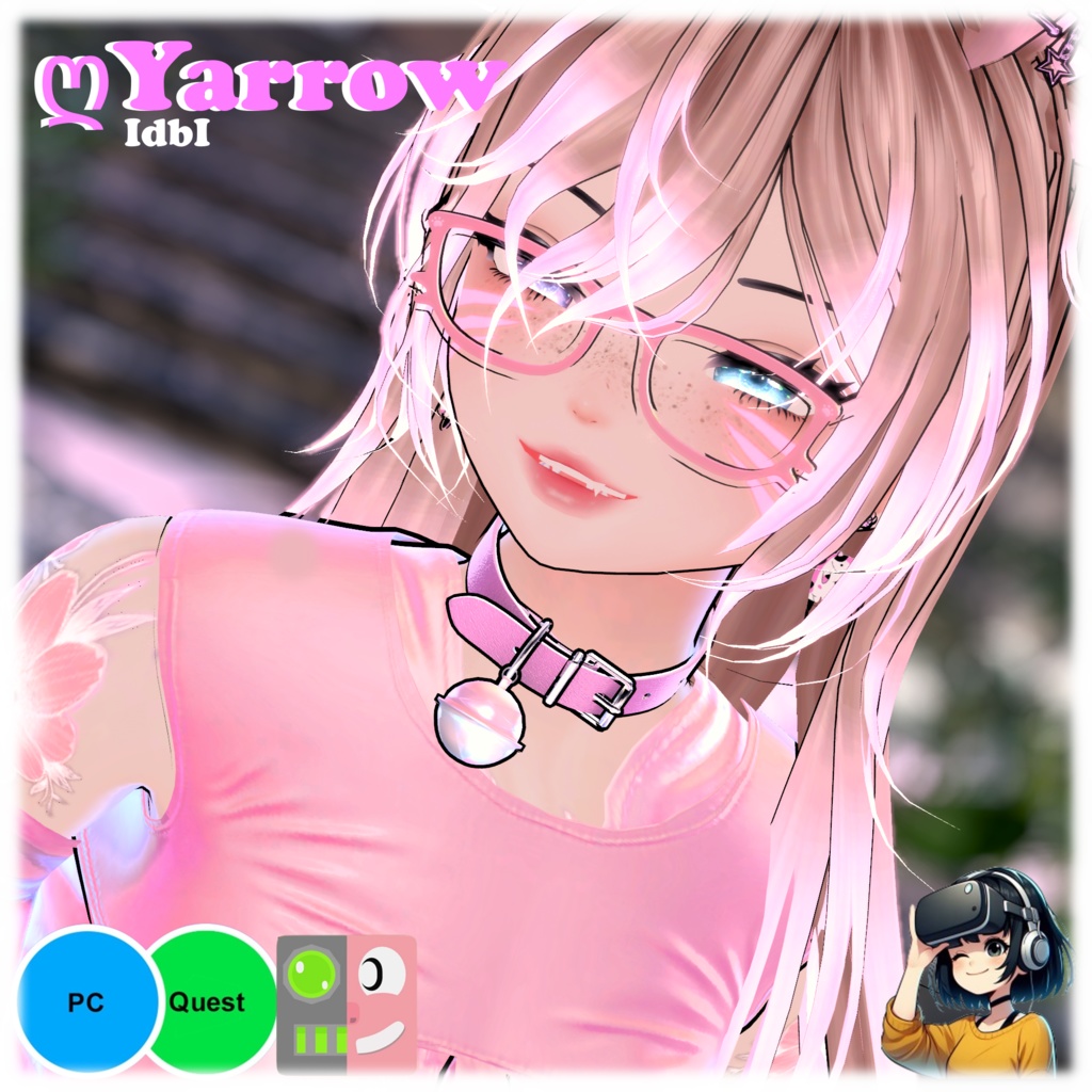 ღYarrow (PC/Quest/VRCFT/VRM)