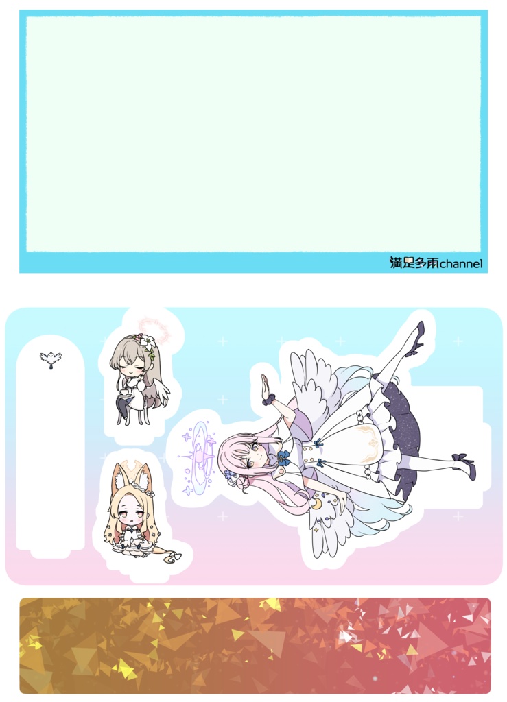 ポケダンス風ジオラマアクリルスタンド-ティーパーティー-