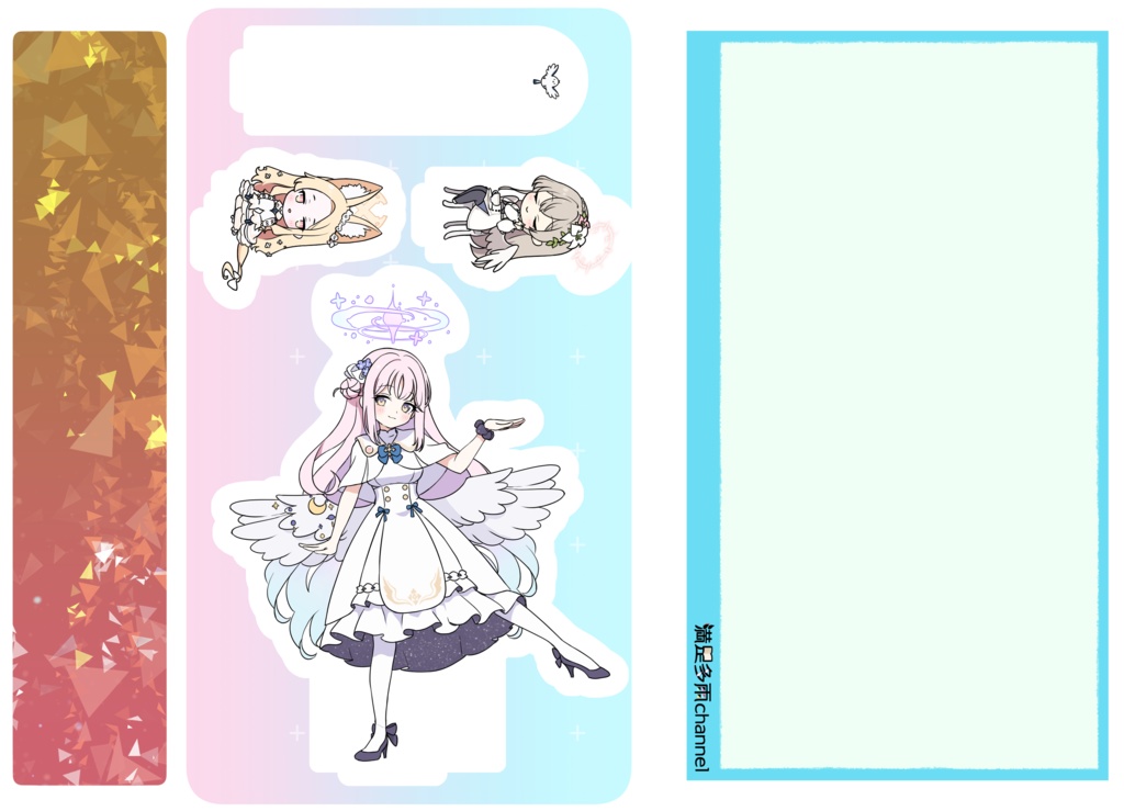 ポケダンス風ジオラマアクリルスタンド-ティーパーティー-