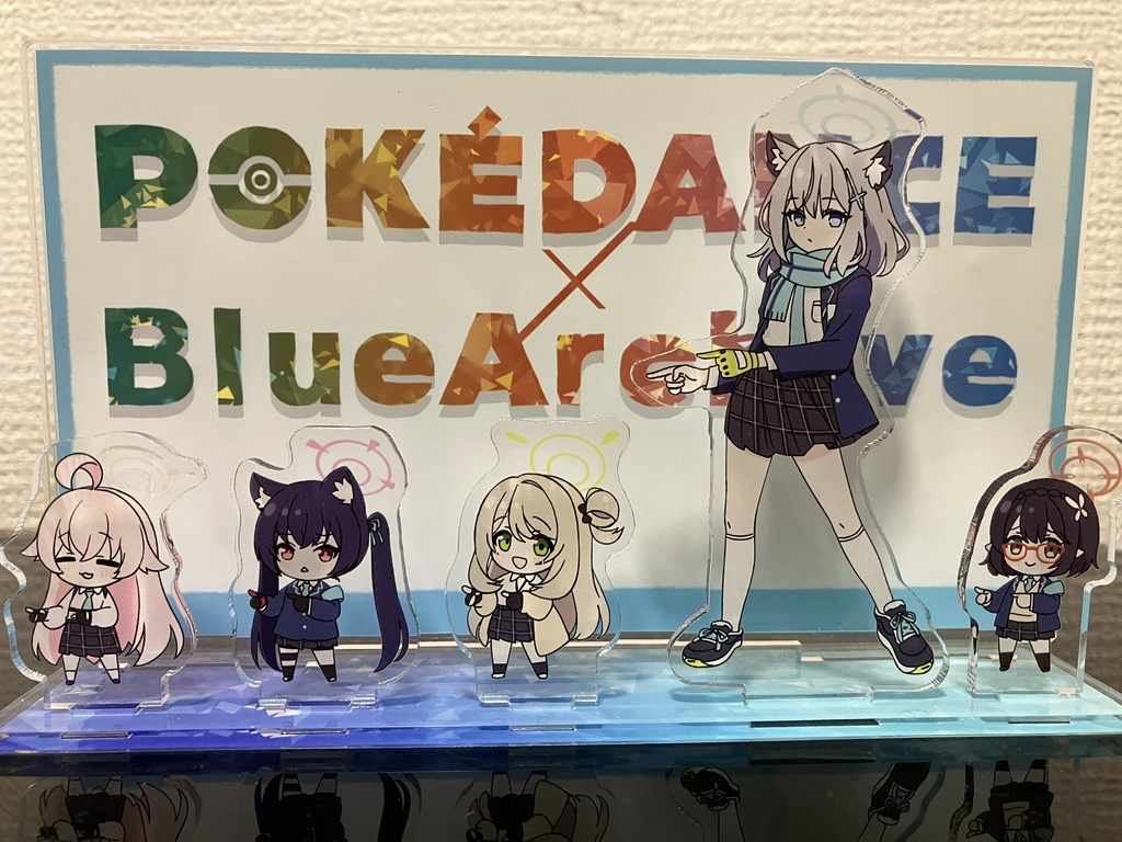 ポケダンス風ジオラマアクリルスタンド-アビドス対策委員会-
