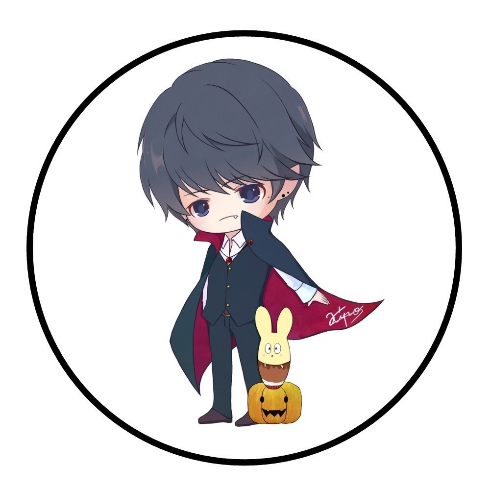 キノハロウィンヴァンパイア缶バッジ