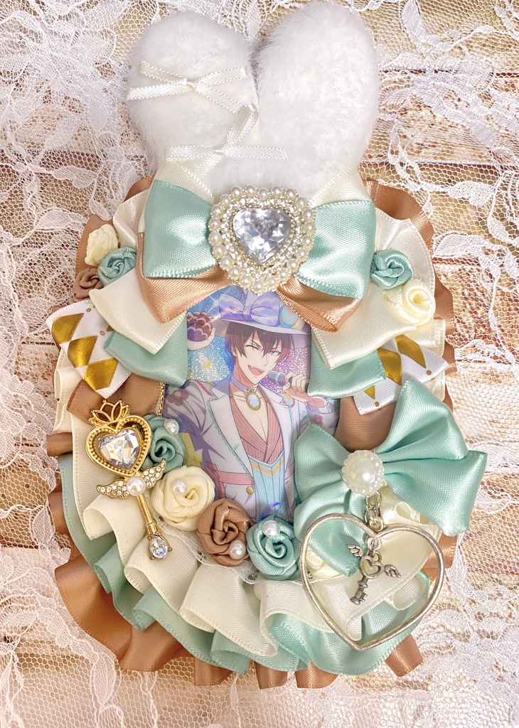 硬質ケース 硬質ケースデコ リボン オタ活