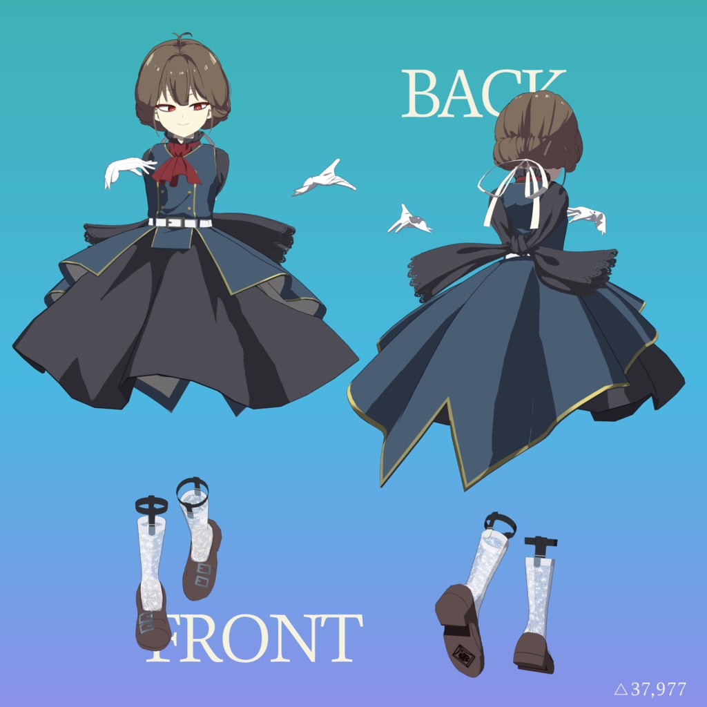 オリジナル3Dモデル「Cmma-三」