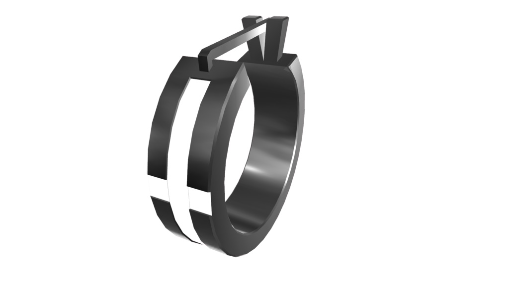 VRChat向け 片耳用ピアス 3色カラーバリエーションマテリアル付き