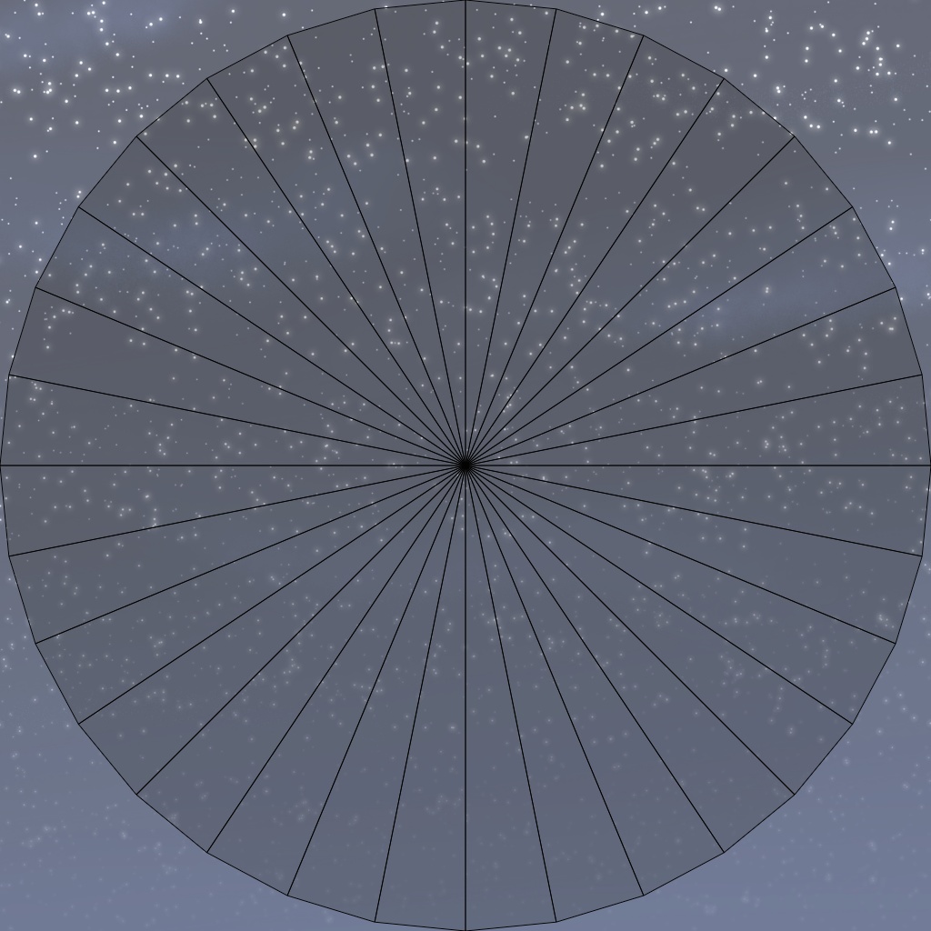 VRChat向け 月と星の髪留め 桔梗ちゃん設定済み