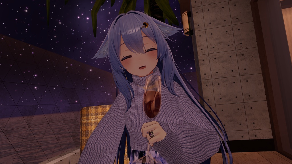 VRChat お砂糖さん向け 音符のリング 桔梗 舞夜 セレスティア ルーナリット 設定済み