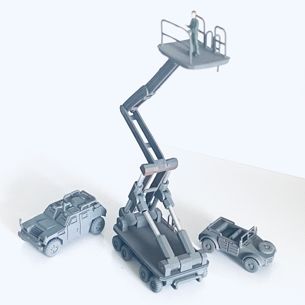 昇降機付き車両1/144、1/100対応