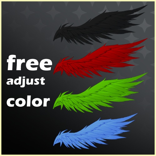 【Live2d Asset VTS】翼が滑らかに羽ばたく