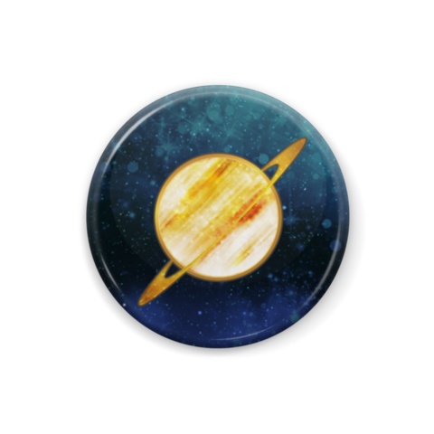 太陽系8惑星と冥王星缶バッジ(全9種)