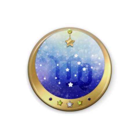 12星座缶バッジ(全12種)
